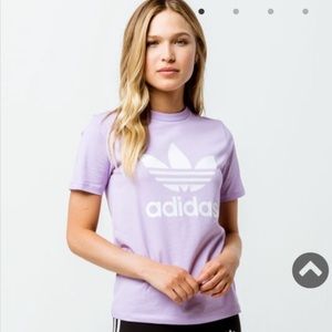 lavender adidas shirt
